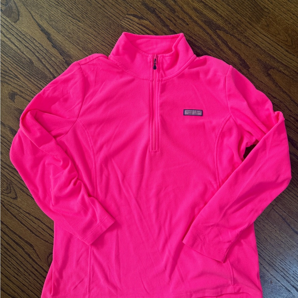 Vineyard Vines Neon Pink Pullover